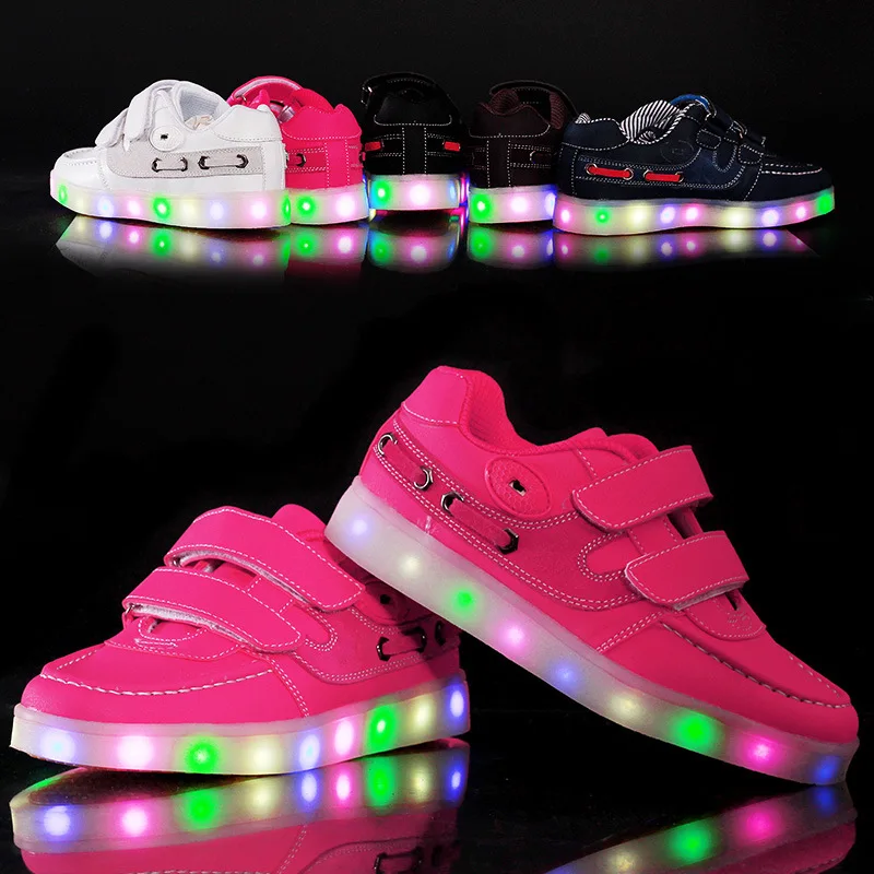 2017 New Luminous Sneakers Children Led Flash Light Shoes Fashion 2017 New Luminous Sneakers Children Led Flash Light Shoes Fashion Kids Casual Solid Sports For Boys And S In From Mother