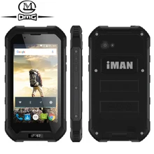 Иман X5 IP67 Водонепроницаемый 3 г смартфон противоударный мобильный телефон 4.5 “MTK6580 4 ядра Android 5.1 8 ГБ Встроенная память 3000 мАч Телефоны