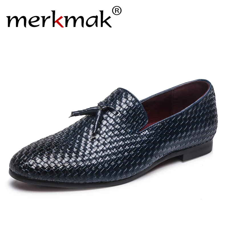 Merkmak Brand Men Shoes 2018 New Breathable Comfortable Men Loafers Luxury Tassel Weave Men's Flats Men Casual Shoes Big Size 48 Merkmak Brand Men Shoes 2018 New Breathable Comfortable Men Loafers Luxury Tassel Weave Men's Flats Men Casual Shoes Big Size 48