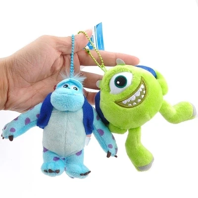 1pcs 10cm Monsters plush pendants Mike Wazowski and James P. Sullivan sulley stuffed soft toys doll children birthday gift | Игрушки и