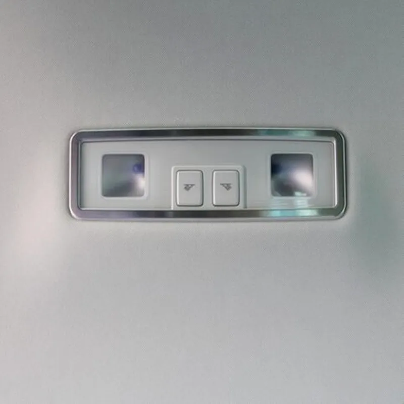 

For Volkswagen Golf 7 MK7 VII MK 7 Golf7 2013 2014 Stainless Steel Inside Rear Reading Lamp Cover Trim 1pc