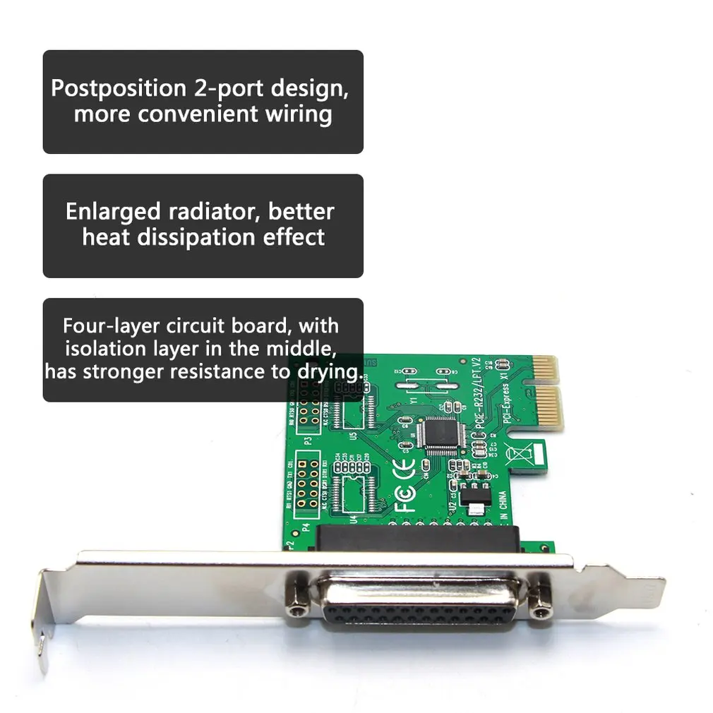 Многоцелевой Pci-E к параллельному порту карты Pci К Lpt порт параллельного ввода-вывода порт принтер управление налогом машина карта 25 Pin