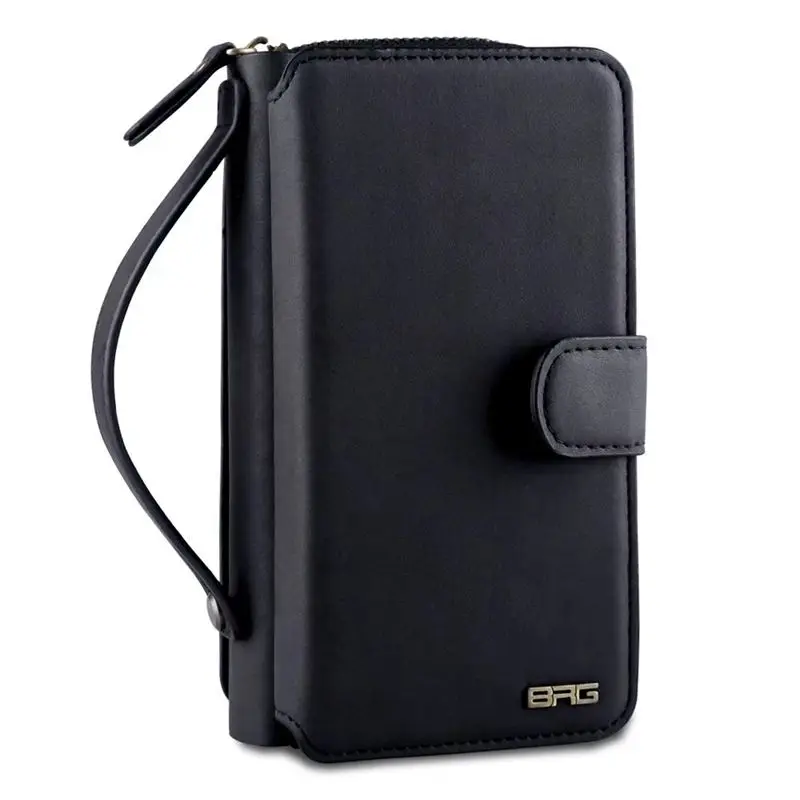 

Multifunctional Wallet Case For Samsung Galaxy Note 8 Flip Cover PU leather Zipper Phone Bag Case For Samsung Note8