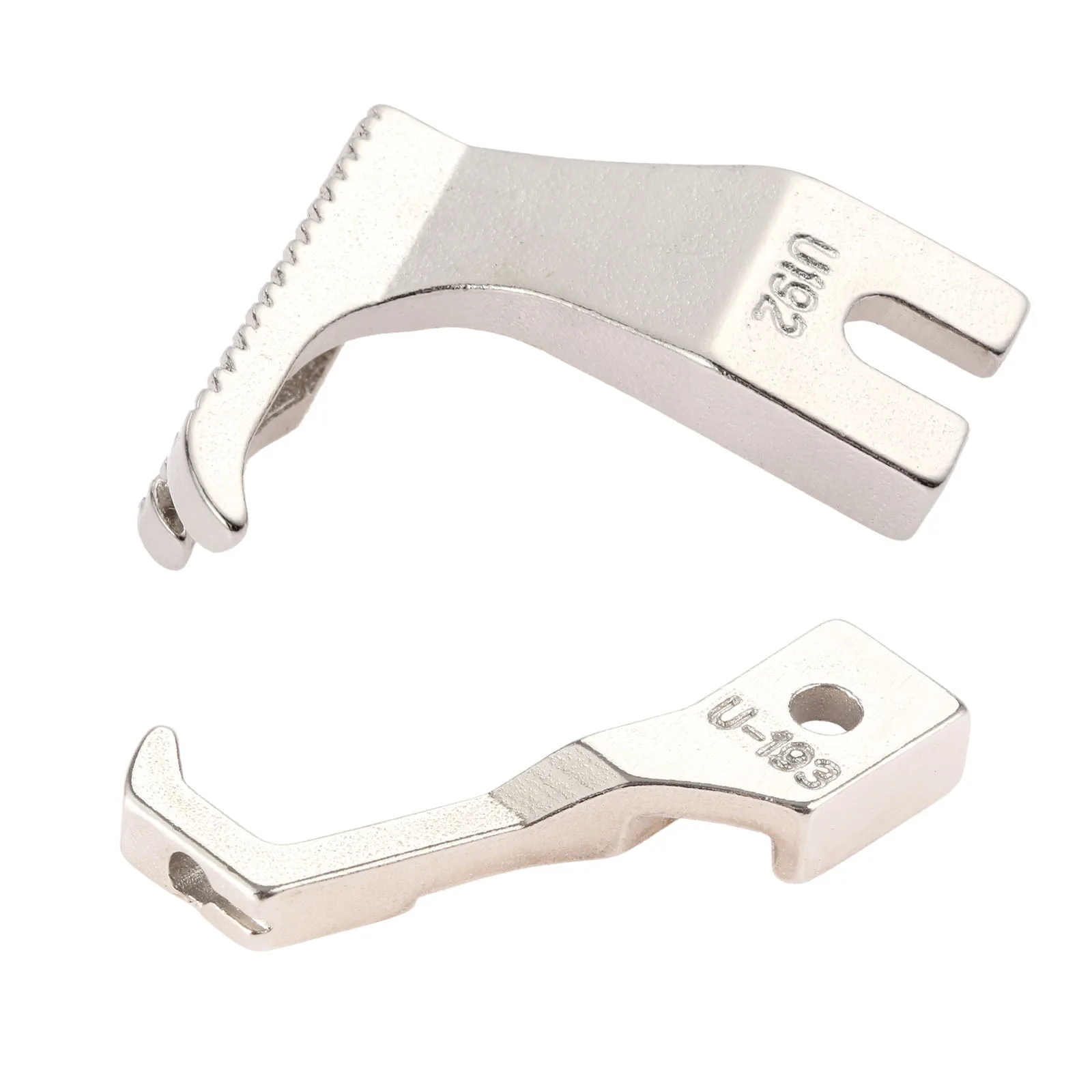 

Metal DY Synchronous Car Presser Foot Thick Leather Presser Foot Non-trace Without Teeth Flat Bottom Presser Foot U192 U193