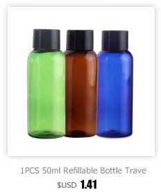 4pcs/set Travel Packing Makeup Cosmetic Refillable Bottles Press Bottle Cream Spray Make Up Bottles Empty Shampoo Bath Container