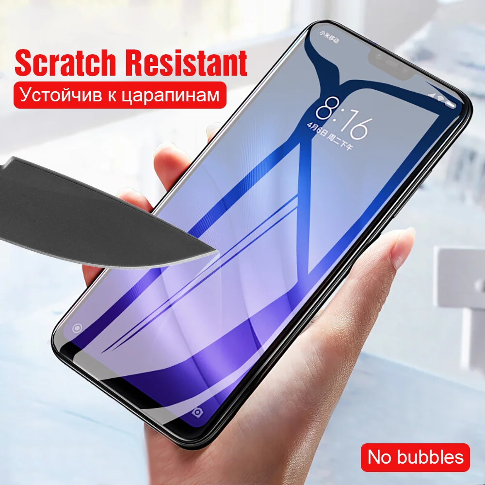 Защитное стекло TOMKAS 6D для Xiaomi Redmi 6A защиты экрана Mi A1 A2 6X 5 Plus Note Pro|Защитные стёкла и