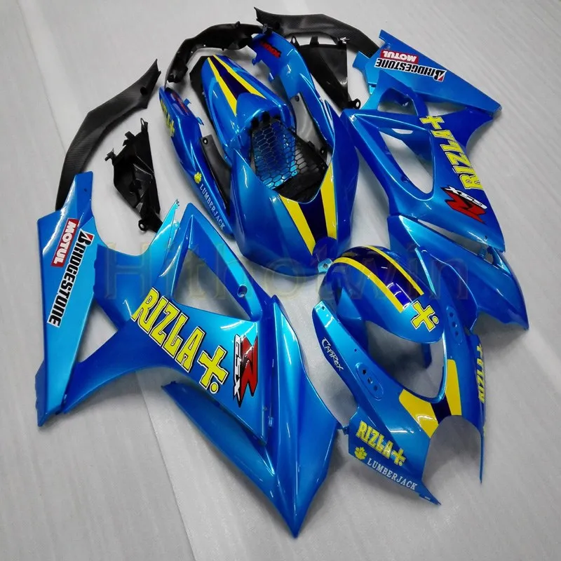 

Screws+Custom blue motorcycle body kit article GSX-R1000 2007 2008 GSXR 1000 07-08 K7 for Suzuki fairings M2