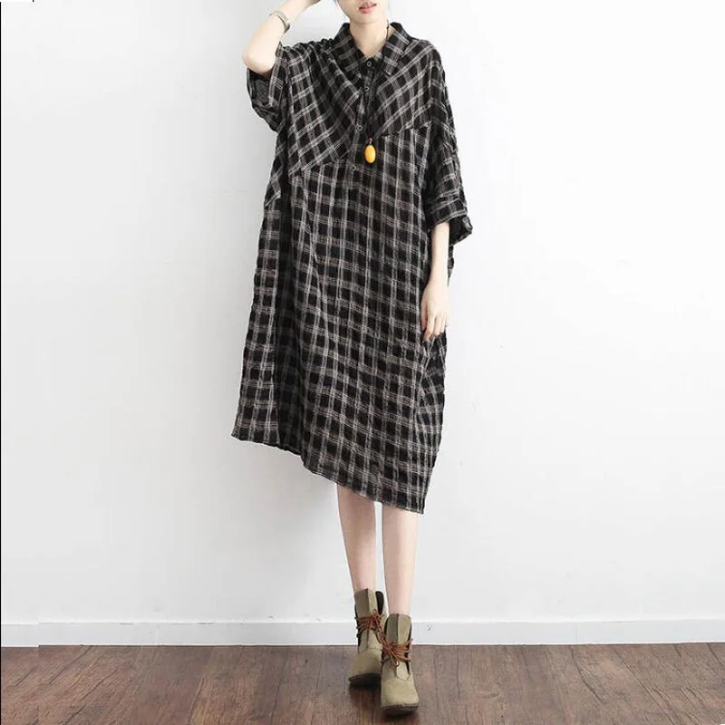 linen cotton shirt dress