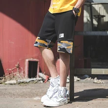 Летняя уличная одежда мешковатые шорты хлопок мужские Harajuku с большими карманами спортивные шорты корейская мода пара японские шорты размера плюс