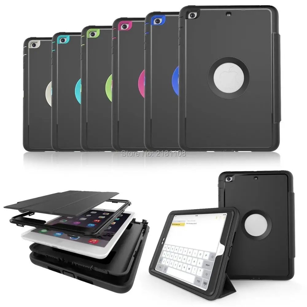 

Smart Water/Dirt/Shock Proof Stand Case Cover for iPad 2/3/4 iPad Mini1/2/3/4
