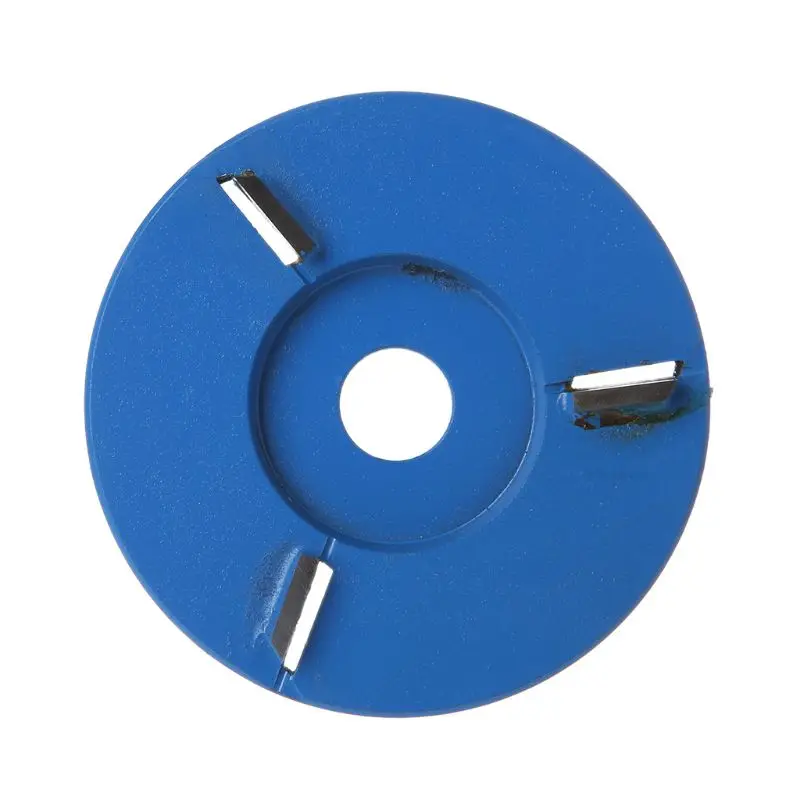 

2 Styles Woodworking Wood Carving Disc Tray Milling Cutter Round Flat Teeth For 16mm Aperture Angle Grinder Outer Diameter 90mm