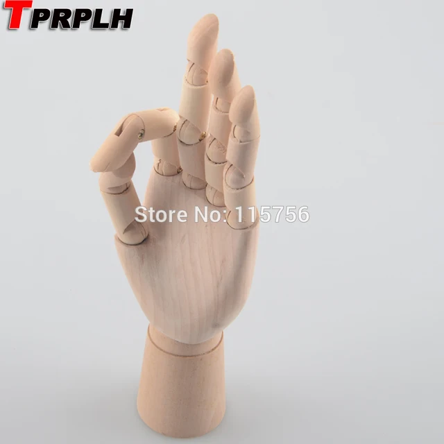 tprplh 10 artist wooden hand articulated drawing child hand model