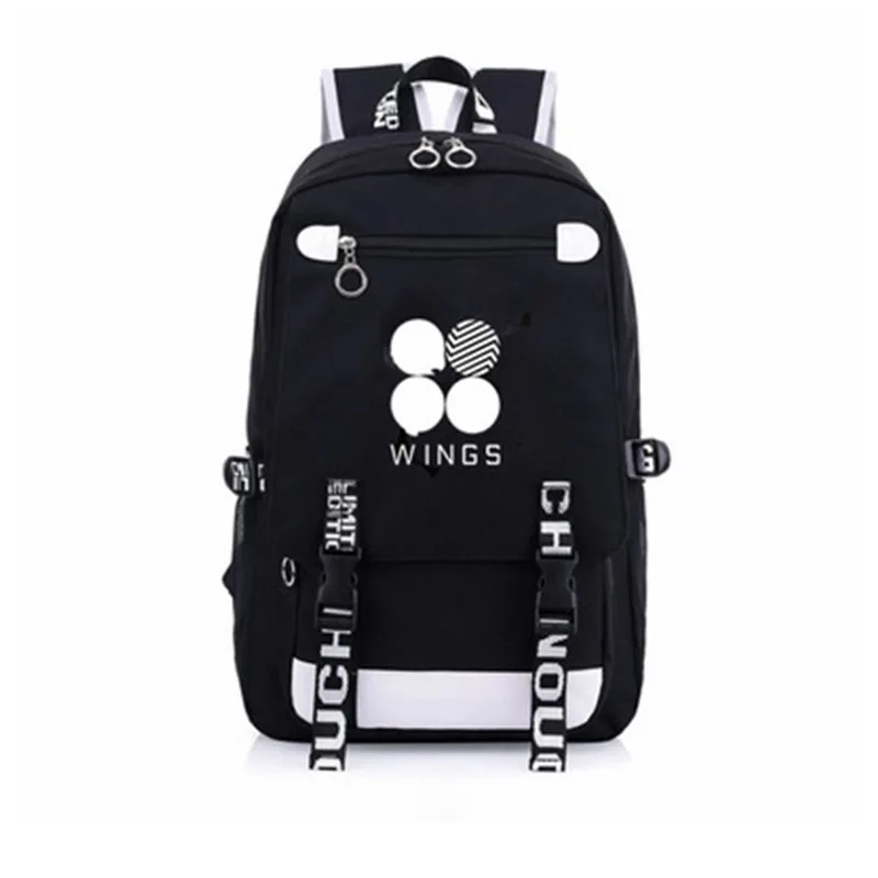 

2019 bts-bangtan backpack Love Yourself Backpack Jungkook V Suga Rm Jimin Jin Jhope School Bags for boys girls
