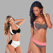 23 стили bikinis сексуальные женщины 2017 бикини набор push up плюс размер Бразильский Купальник с низкой Талией Купальники Плавать Холтер купальники