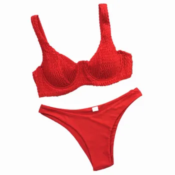 

Bikini 2018 Sexy Swimwear Female Brazilian Bikini Push Up Swimwear Girl Monokini Sexy Swimsuit For Women Bikini Top
