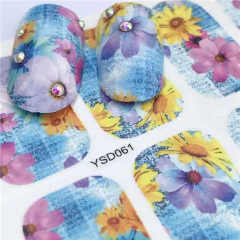 

Mixed Designs Beautiful Girl Series Full Cover Water Transfer Nail Art Stickers Beauty Nails Decorations Manicure Tools