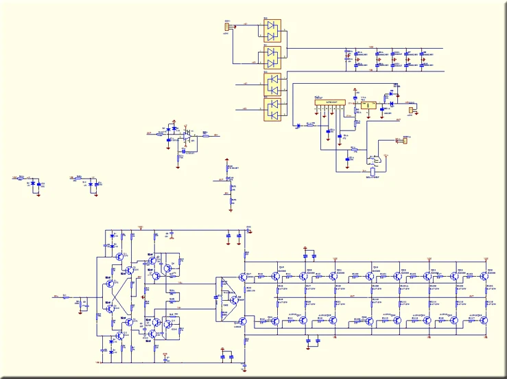 A60 HI END схема чистого класса а усилитель мощности Усилитель мощности эталонный законченный 500 Вт Кольцевой трансформатор ELNA аудио