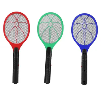 

Fly Swatter Electric 3-Layers Mesh Pest Repeller Bug Zapper Racket Wireless Long Handle Battery Powered