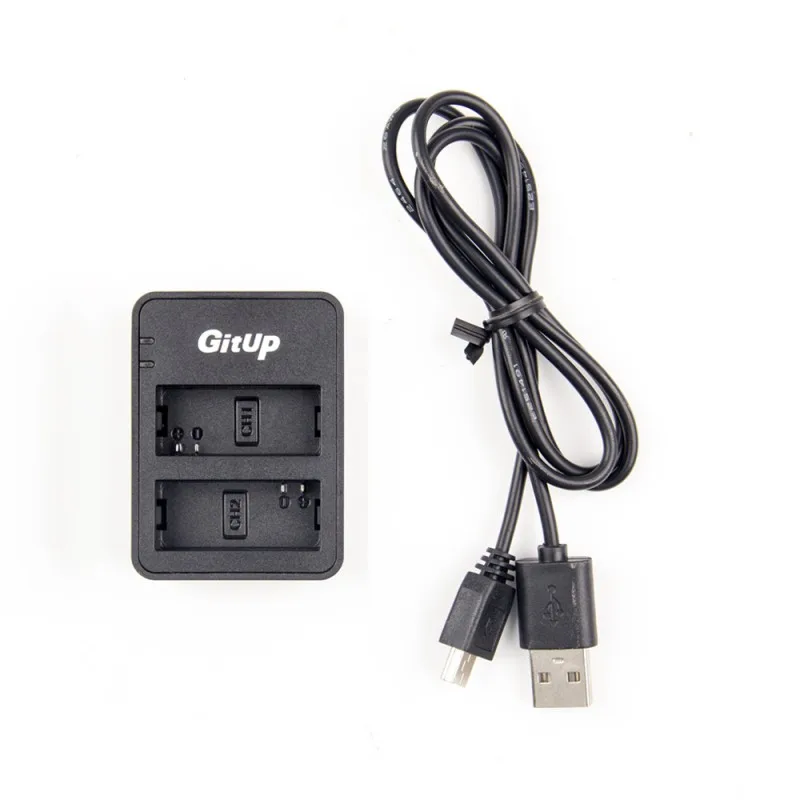 Оригинальное зарядное устройство с двумя слотами для GitUp G3 Duo Git3 Экшн камера