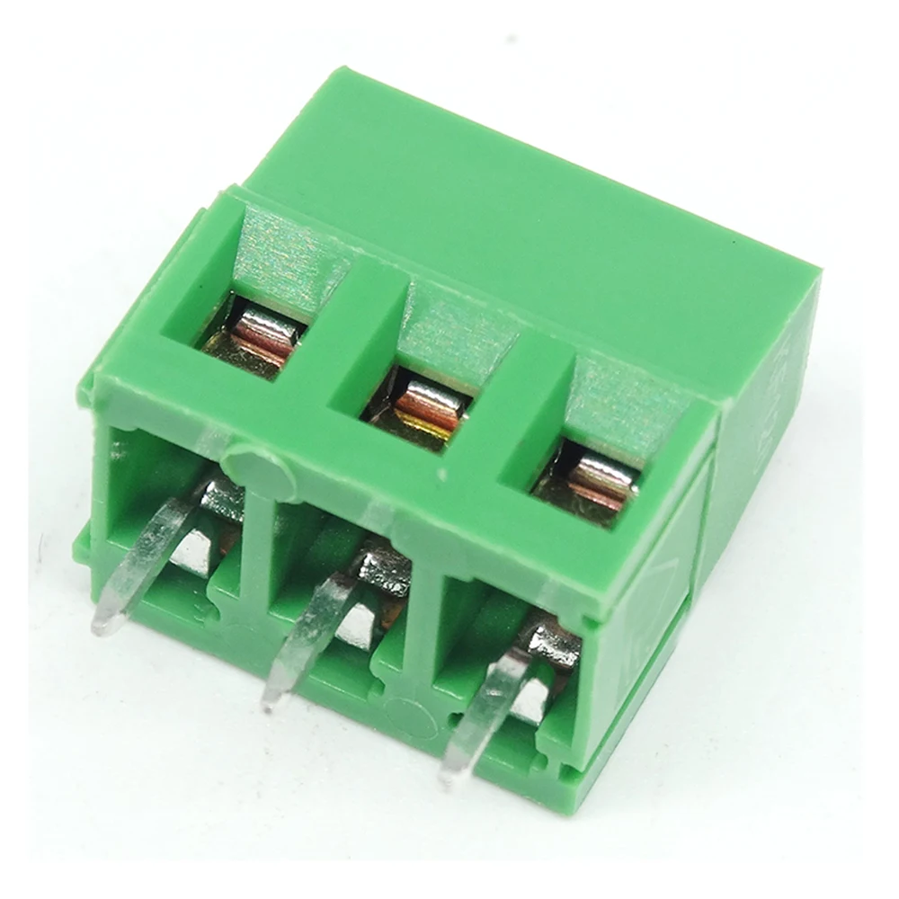 5 0 мм 3P PCB винтовой клеммный блок низкопрофильный 128L 5.0 300В/10А CE Rohs UL 100 шт./лот|terminal