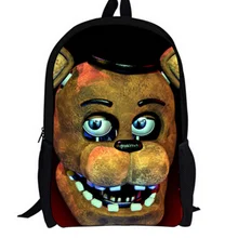 16 дюймов Аниме Five Nights At Freddys Детские рюкзаки для подростков мальчиков девочек школьные сумки детские рюкзаки Mochila подарок