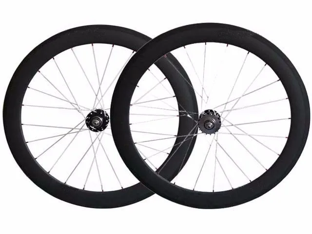 23mm wide U Shape 60mm Clincher carbon track wheels 1