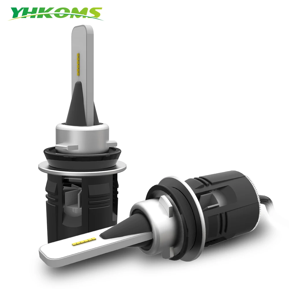 YHKOMS фар автомобиля H8 H11 LED H1 H3 H4 H7 H9 9005 HB3 9006 HB4 Авто противотуманных светодиодными