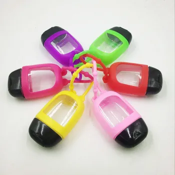 

1Pc 30ml Mini Cute Empty Bottle Portable Traveling Refillable Bottle Silicone Hand Sanitizer Perfume Holder Bath And Body Works