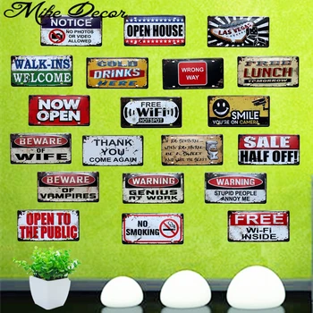 

[ Mike86 ] Super Deal HOT License Plate Metal Tin Sign Painting Antique Room Party Pub Home Bar Decor 30X15 CM FG-113