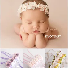 Dvotinst новорожденных реквизит для фотосъемки Милая Цветочная повязка на голову головной убор Fotografia украшение студия фотосессия реквизит