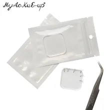 Силиконовая клеевая прокладка для наращивания ресниц, инструмент для наращивания ресниц, клеевой держатель 3 мм, мягкий клей для ресниц, Палетка, паста, клей, инструменты для макияжа