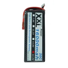 XXL RC battery 16000mah 22.2V 6S 20C Max 40C For Helicopters RC DJI Spreading Wings S800 S900 S1000 Models Li-polymer Battery