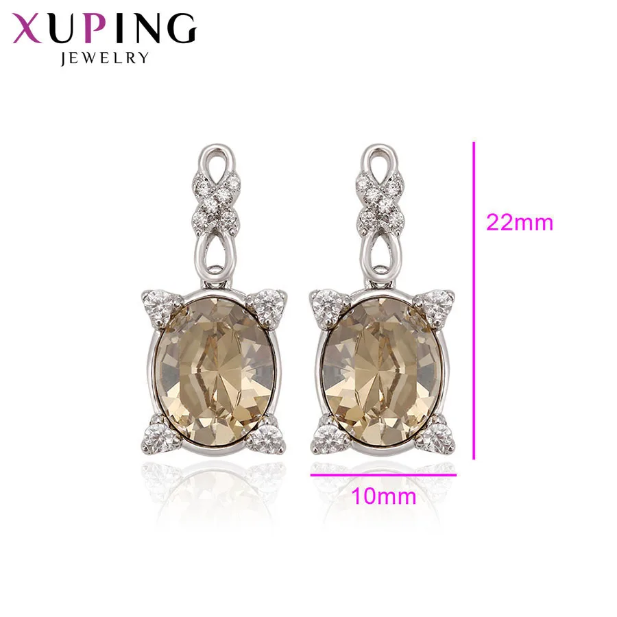 11 Deals Xuping Drop Earrings Lovely Crystals From Swarovski Product