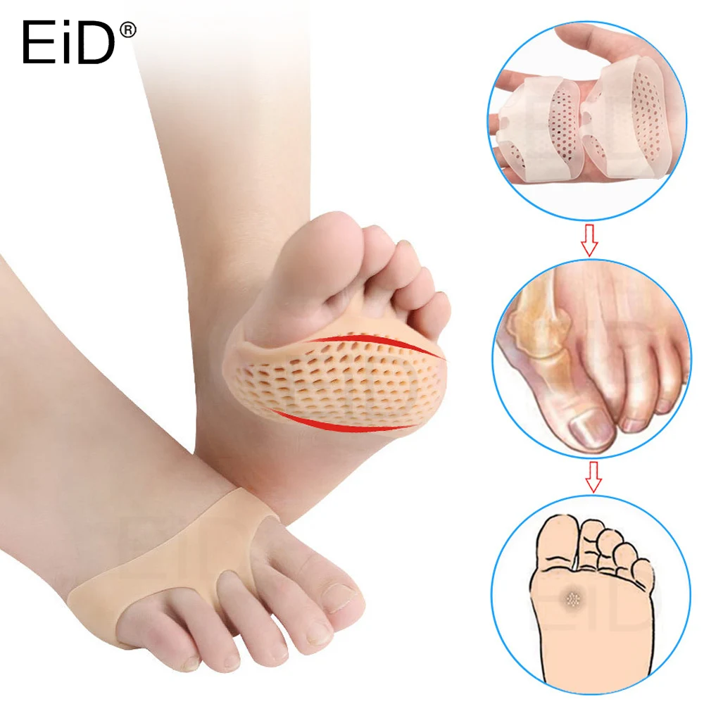 

EiD Silicone Padded Forefoot Insoles High Heel Shoes Pad Gel Insoles Breathable Health Care Shoe Insole High Heel Shoe Insert