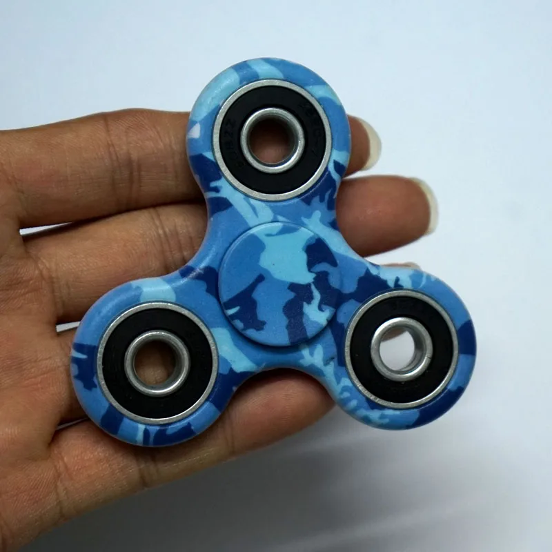 3D Непоседа ручной палец Спиннер EDC фокус снятие стресса игрушки камуфляж галактика небо для аутизма и СДВГ игрушки для детей и взрослых B0185C - Цвет: C
