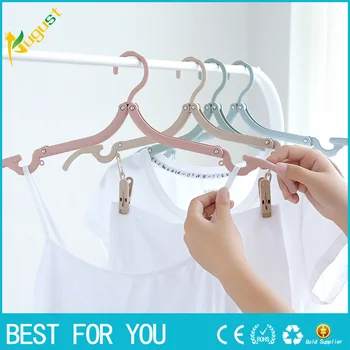 

10pcs/lotTravel hangers portable multi-purpose folding racks ALICE outdoor drying racks plastic clothing hanging 70g