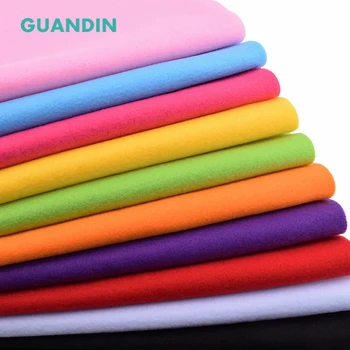 

GuanDin,2019 45cmx45cm Soft Felt Cloth/Polyester Nonwoven Fabric/Thickness 2mm/for DIY Sewing Toys,Crafts Dolls/1pcs in 1 pack