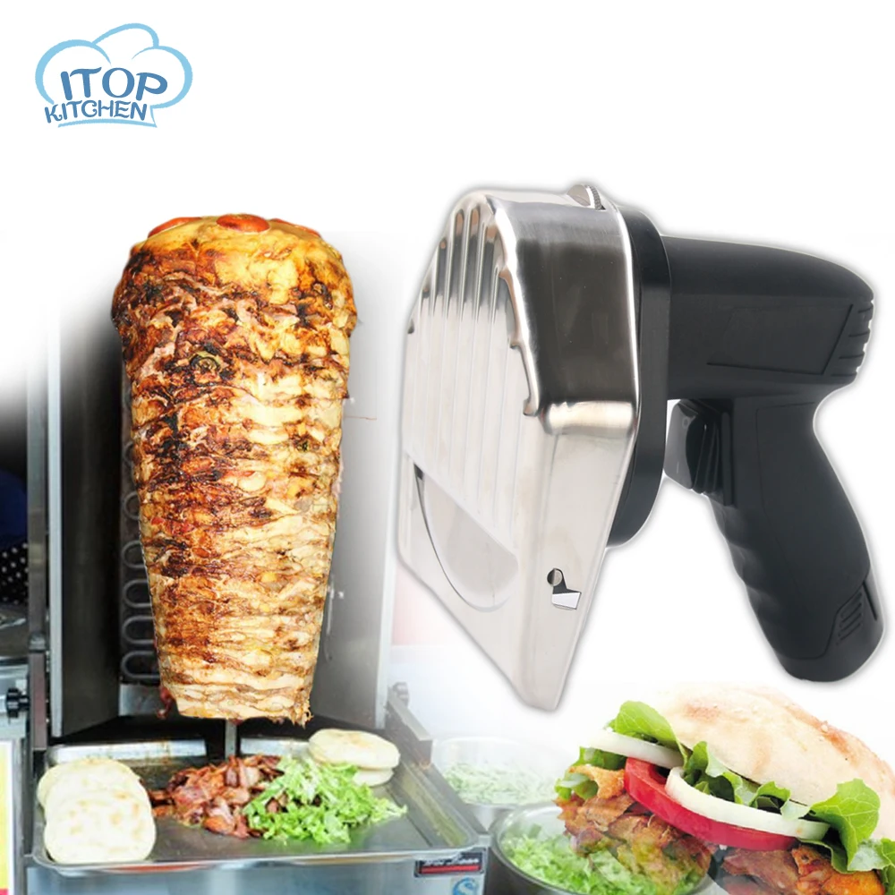 ITOP 0012 04 Kebab Slicer Rechargeable Doner Shawarma Knife Wireless