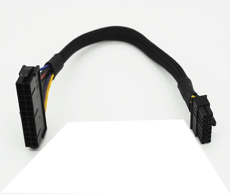 PC ATX 24Pin إلى 14Pin الطاقة كابل إمداد الطاقة الحبل 24 p إلى 14 p 18AWG سلك لينوفو Q77 B75 A75 q75 H81 اللوحة