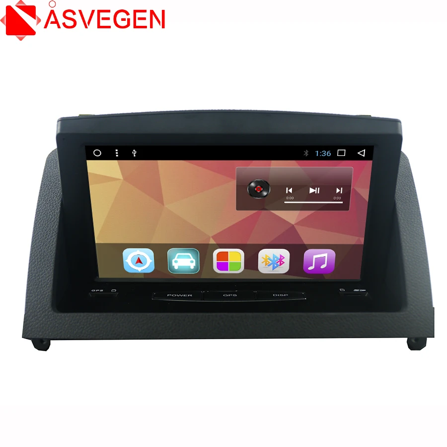Discount Asvegen Android7.1Quad Core  GPS Navigation HD Touch Screen Car Multimedia Player Radio For Mercedes Benz C200 W204 2005-2012 0