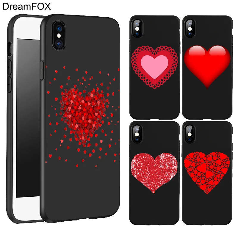 DREAMFOX L063 черный мягкий силиконовый чехол из ТПУ для Apple iPhone 11 Pro XR XS Max X 8 7 6 6S Plus 5 5S 5G SE