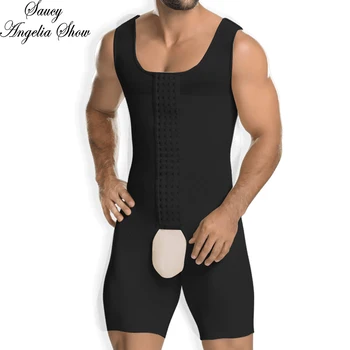 

Hot Burning Men Waist Trainer Tummy Control Corset Shapewear Weightloss Lingerie Butt Lifter Body Shaper Plus Size Bodysuits 6XL
