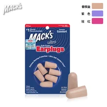 Macks foam earplugs washable anti-noise earplugs professional earplugs for sleeping
