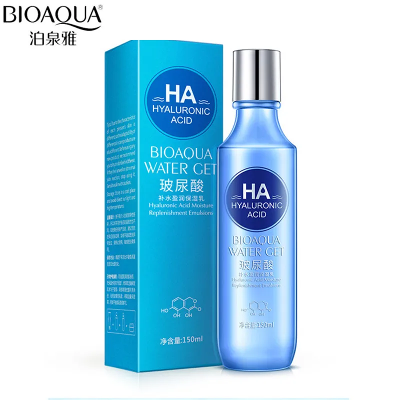 

BIOAQUA Hyaluronic Acid Emulsion Essence Cream Hydrating Moisturizing Whitening Oil Control Nourishing Foundation Face Care