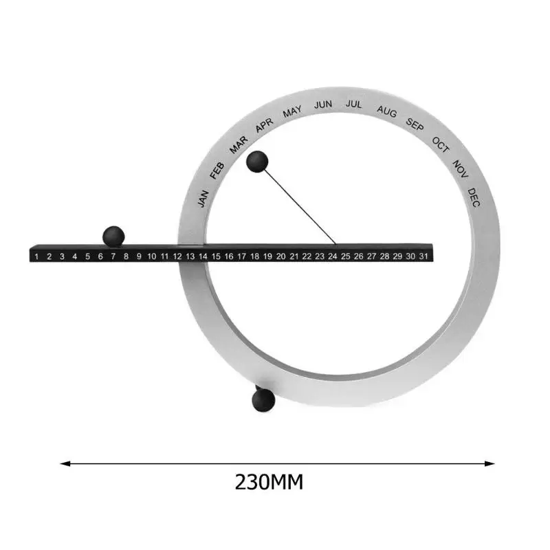 Креативные настенные часы с магнитным шаром, вечный настенный календарь, новинка, домашний декор, европейский стиль, гостиная, украшения для спальни