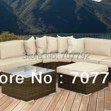 Новинка года дизайн открытый ротанга дешевый внутренний дворик мебельные гарнитуры