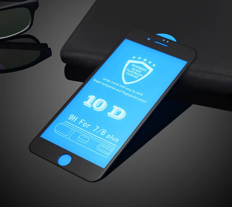 25 шт. 10D Полный Клей закаленное стекло покрытия экрана 0,3 мм Защитная пленка для нового iPhone 11 Pro Max