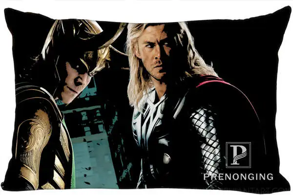 

Best Custom Pillow Case Avengers Thor Loki Rectangle Pillowcases zipper 35x45cm (One Side Print) @180117-150