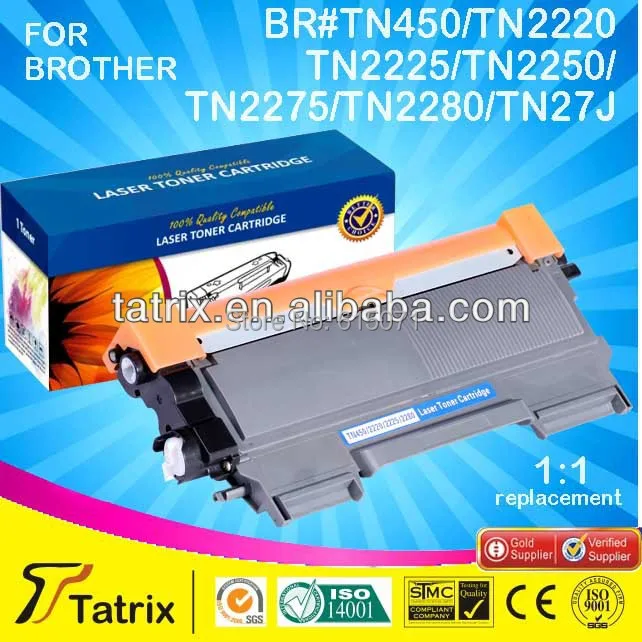 

Free shipping TN450 TN2250 TN2220 Toner Cartridge for Brother TN 450 TN 2250 TN 2225 Toner Cartridge for Brother 1:1 replacement
