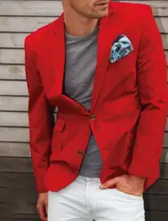 Красная куртка белые брюки Последние Пальто Пант Дизайн заказ моды Для мужчин костюмы Прохладный Красивый Пиджак смокинги (куртка + брюки +